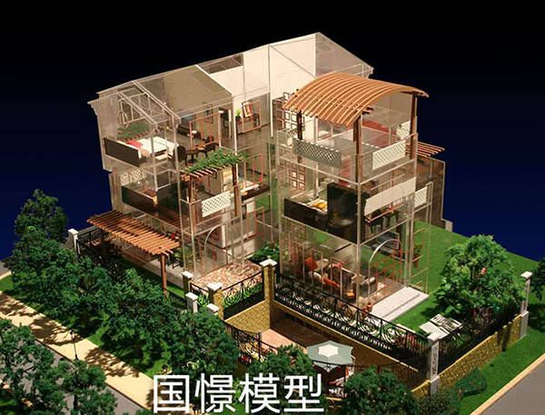 化德县建筑模型